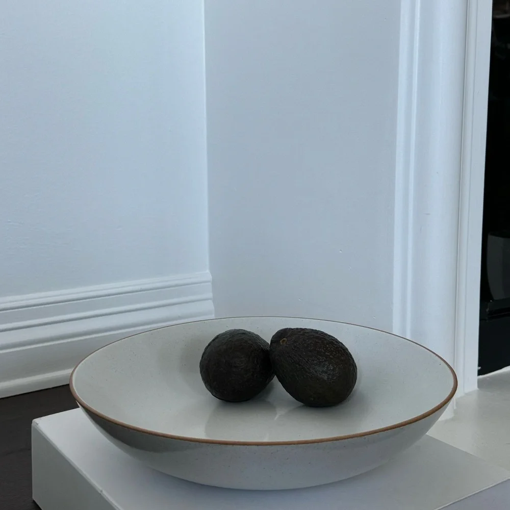 West Elm Stoneware Large Fruit / Serving Bowl